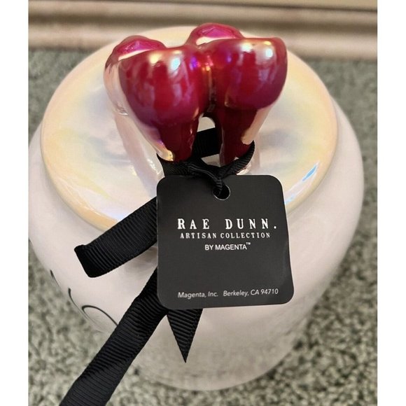 RAE DUNN WIZARD OF OZ THERE'S NO PLACE LIKE HOME CANISTER RUBY SLIPPERS NEW - Picture 6 of 7